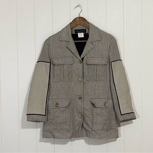 Vintage Harve Benard linen safari jacket size 6